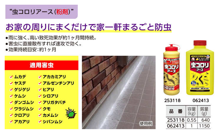 虫コロリアース(粉剤)