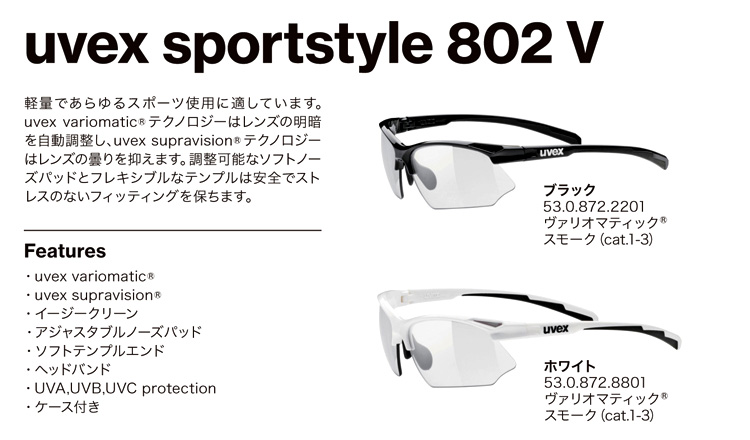 スポーツスタイル802V(調光レンズ)