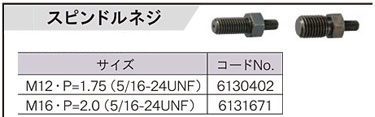 PE-202・PE201・PE-1400・PE-2010・PE1600用スピンドルネジ