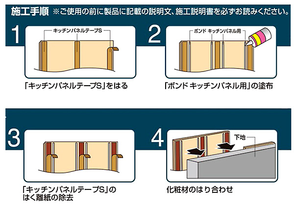 コニシ キッチンパネルテープS #04948 / 両面テープ / 養生材 消耗品 接着剤 | 電動工具の道具道楽