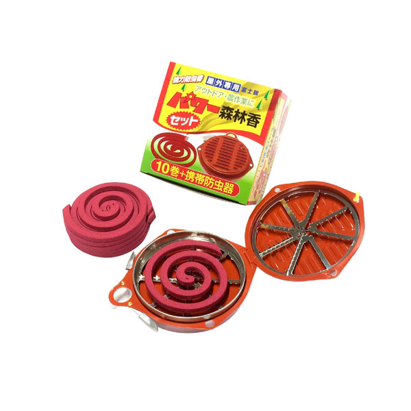 パワー森林香10巻＋携帯防虫器セット
