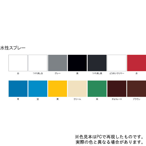 水性スプレー
