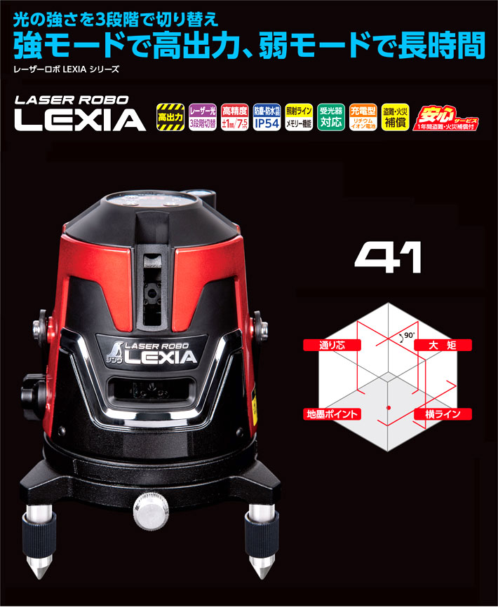 ◆レーザーロボ「LEXIA」41レッド