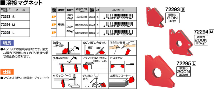 溶接マグネット