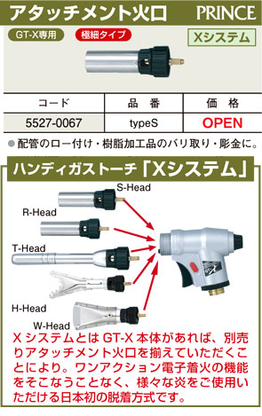 アタッチメント火口