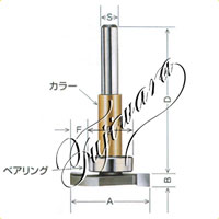 大日商 横ミゾビット 2.5×4.5 / コーナービット / 大日商 トリマビット ストレートビット / メーカー別 | 電動工具の道具道楽