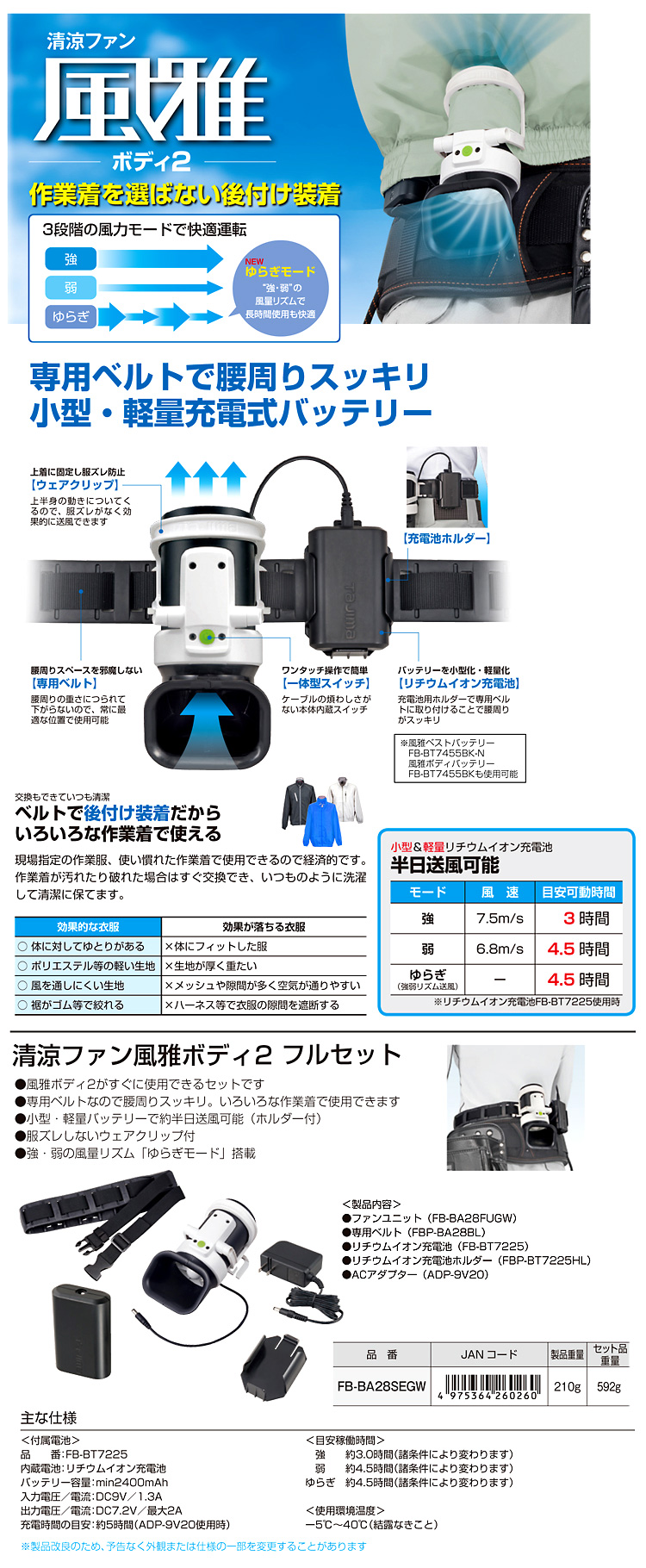 タジマ 清涼ファン風雅ボディ2フルセット | hartwellspremium.com