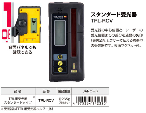 TRL用受光器スタンダードタイプ