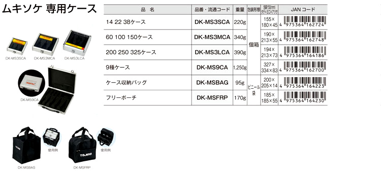 ムキソケ専用ケース