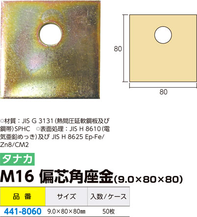 M16偏芯角座金