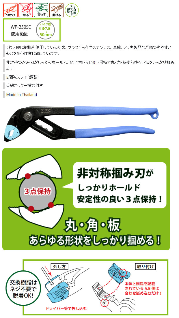 TTCウォーターポンプぷらイヤー