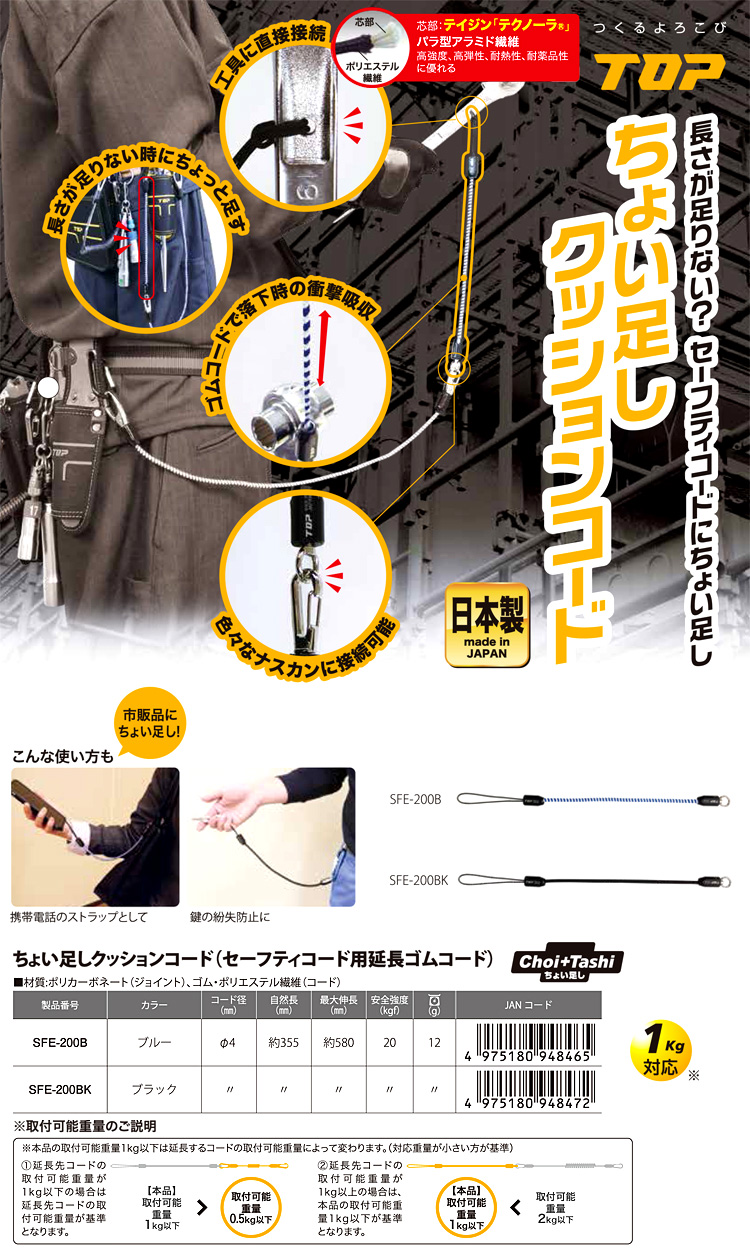 ちょい足しクッションコード