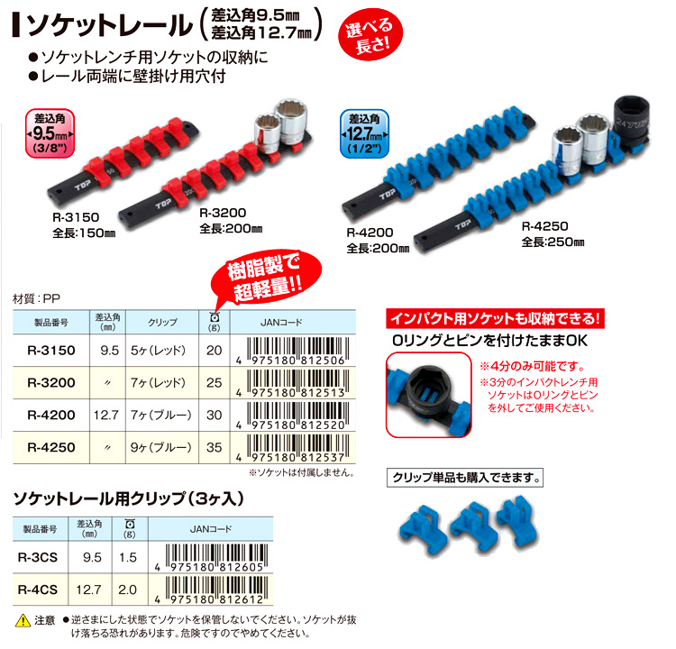 ソケットレール