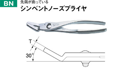 シンベントノーズプライヤ