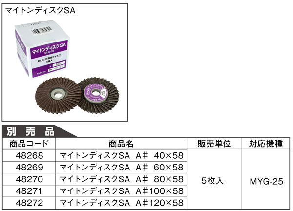 マイトンMYG-25専用ディスクSA