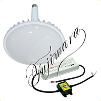 <a href="https://www.dogudoraku.com/catalog/product_info.php/products_id/170711">ハイディスクLED300W(口金式) 〔L300V2-E39-HMW-50K〕 【乳白ワイド】光束42400Lm入力100V/200V兼用、口金E39</a>
