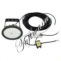 <a href="https://www.dogudoraku.com/catalog/product_info.php/products_id/170736">LEDハイテンプディスク40W(耐熱仕様) 〔L40HT-P-H120-50K〕 光束4900Lm入力100V/200V兼用、電線長25m(切放し)</a>