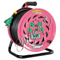<a href="https://www.dogudoraku.com/catalog/product_info.php/products_id/31409">屋内型抜止式コンセントドラム(アース・漏電保護付) 〔NF-EB34N〕 電線仕様VCT2.0×3長さ30mコンセント数4</a>