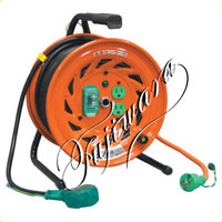 <a href="https://www.dogudoraku.com/catalog/product_info.php/products_id/31382">屋内型びっくリール1次線3mタイプ(アース・漏電保護付) 〔RND-EB30S〕 【2次線27m】電線仕様VCT2.0×3コンセント数3+2</a>