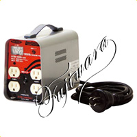 <a href="https://www.dogudoraku.com/catalog/product_info.php/products_id/171419">降圧専用単相単巻トランス(連続定格)リングトランス型 〔RTB-100D-100V〕 入力単相200V出力100V定格容量1.0KVA電流10A</a>