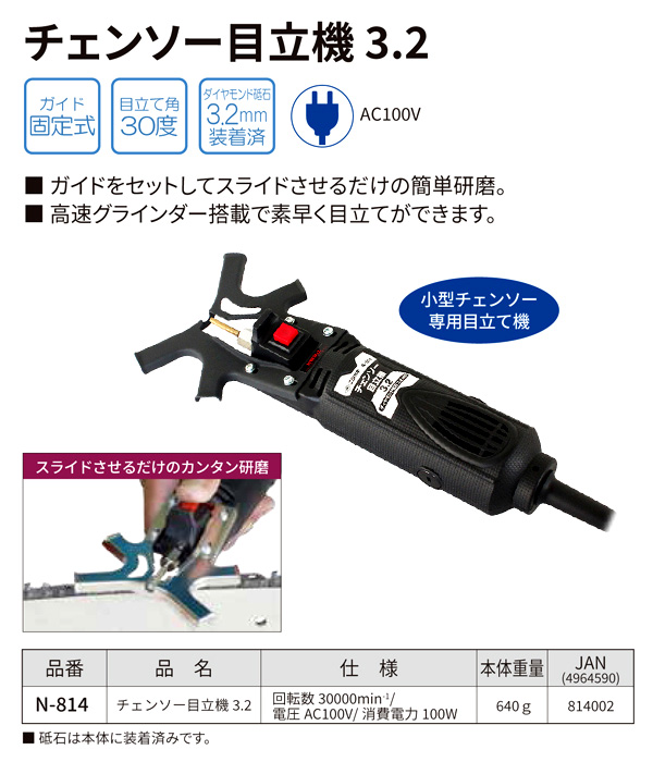 チェンソー目立機3.2