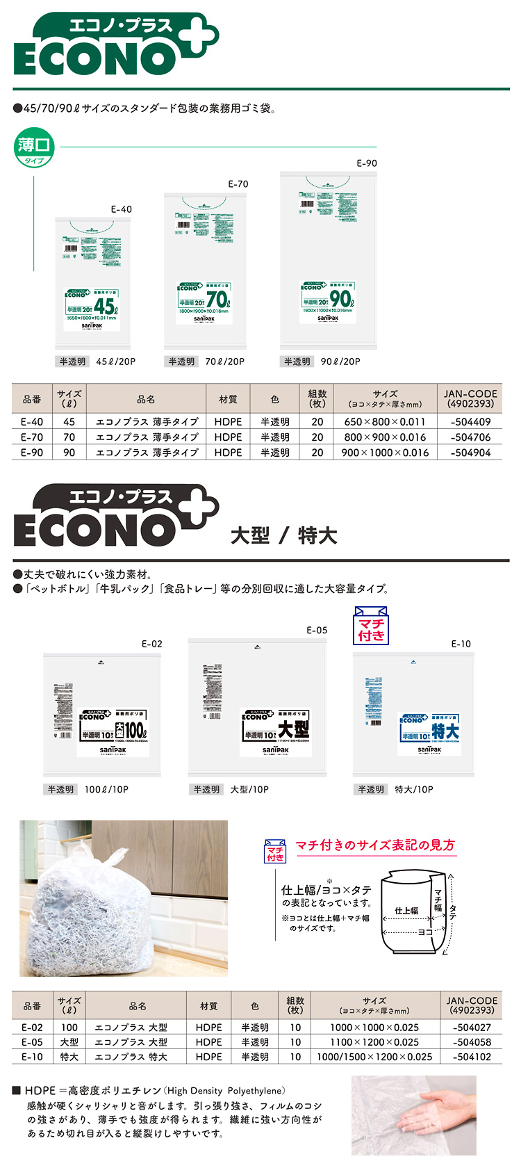 〔ごみ収集〕エコノプラス