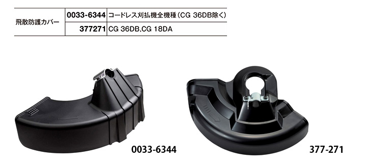 ナイロンコードカッタ用飛散防止カバー