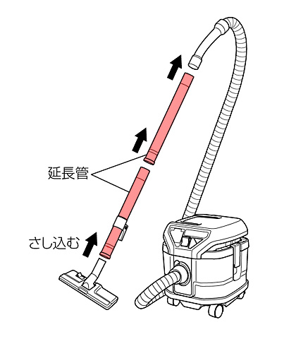 集じん機用延長管