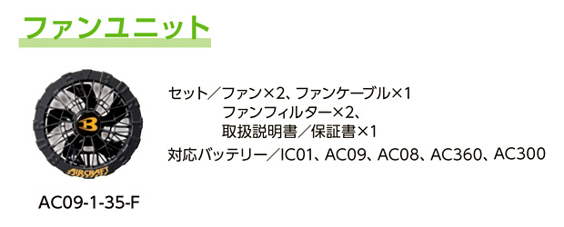 ファンユニットAC09-1