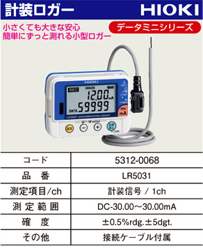 データミニシリーズ計装ロガー