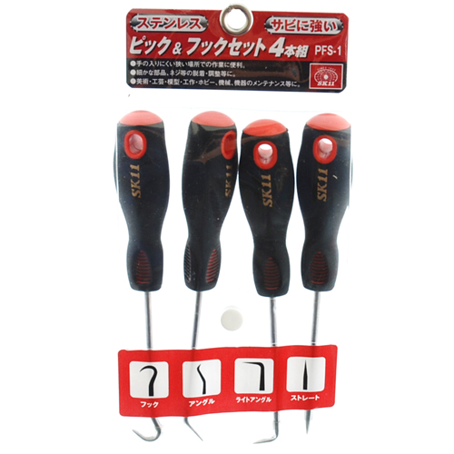 〔SK11〕ピック＆フックセット4本組