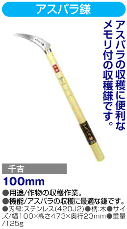 〔千吉〕アスパラ鎌