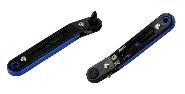 〔SK11〕極細ラチェットドライバー60(ベントアップ)
