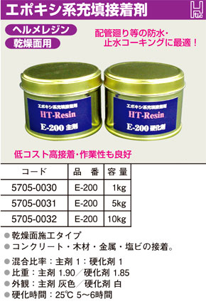 エポキシ系充填接着剤ヘルメレジン