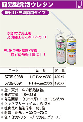 簡易型発泡ウレタンHTフォーム230
