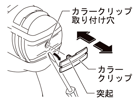 4色カラークリップ