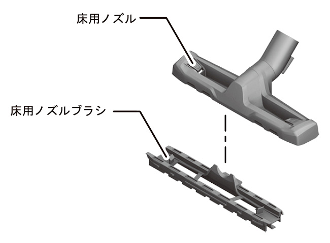マルチ集じん機用床用ノズル