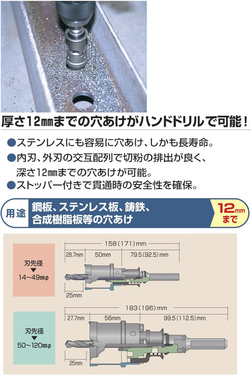 【シャンク】 ボッシュ ポリクリック 超硬深穴ホールソー カッター φ50mm PFH-050C モノえーる - 通販 - PayPayモール しておりま - amazingpaleo.com