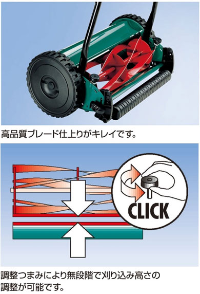 手動式芝刈機