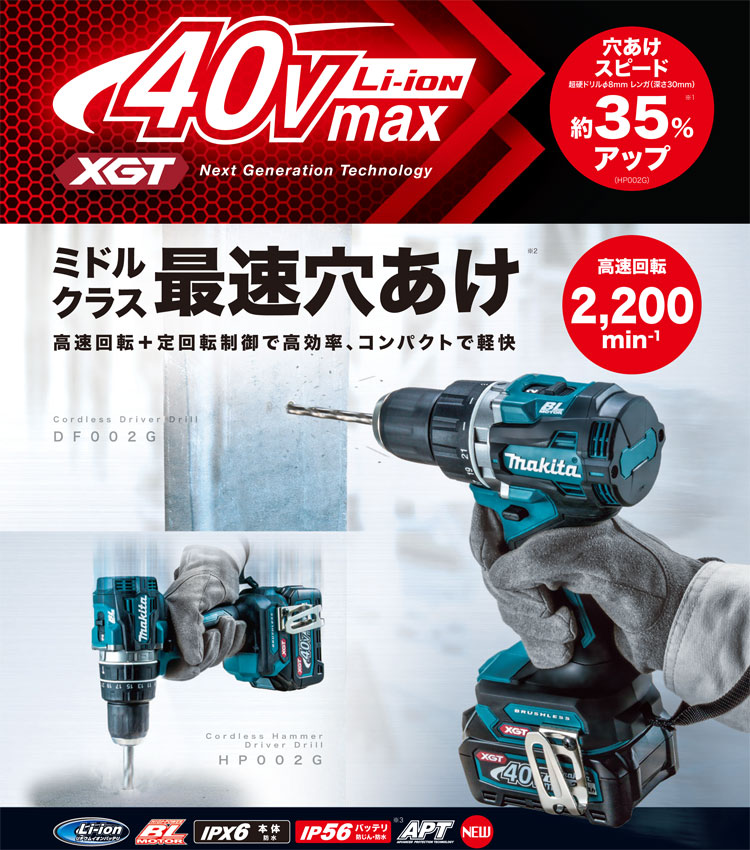 新品定番人気 マキタ 40Vmax(36V) 充電式震動ドライバドリル HP001GRDX どうぐ屋・だぐ工房PayPayモール店 通販  PayPayモール