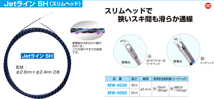 全商品オープニング価格 マーベル ＪｅｔラインＳＨ スリムヘッド MW-4030