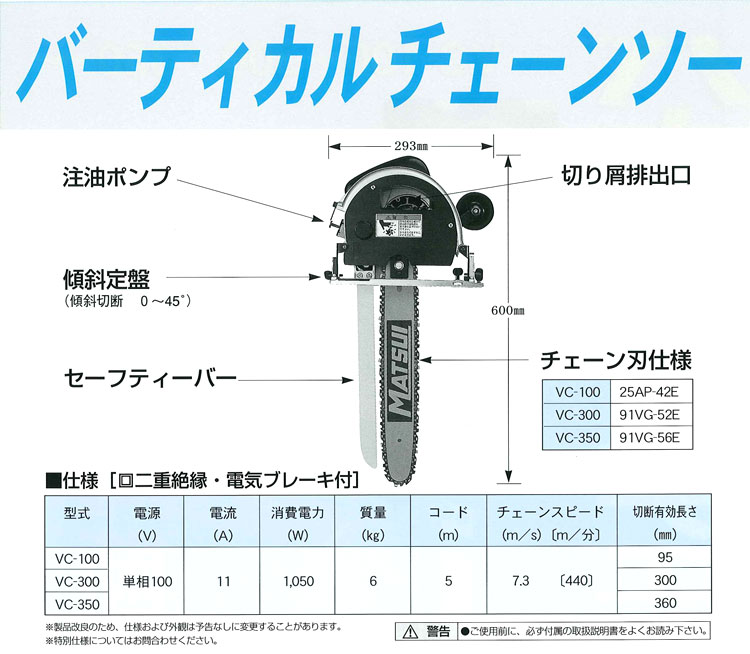 バーティカルチェーンソー