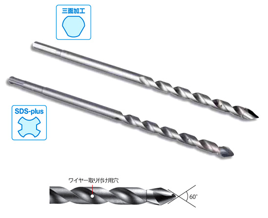 通線用ドリル