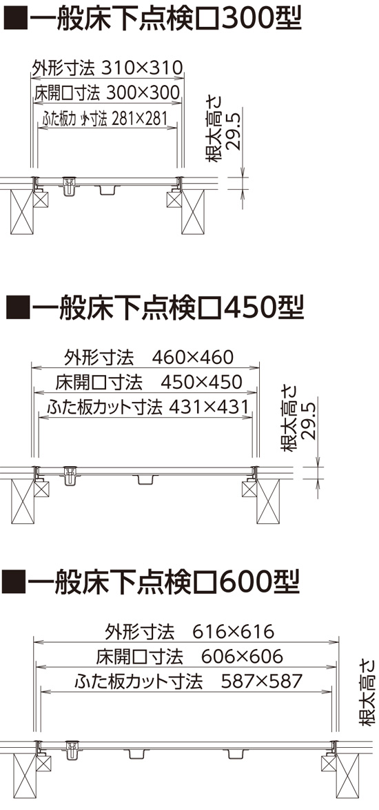 待望の再入荷! 株式会社水上 0837-00992 一般床点検口 KYハウスハッチ SC450KY ステンカラー [10台入] (083700992) 