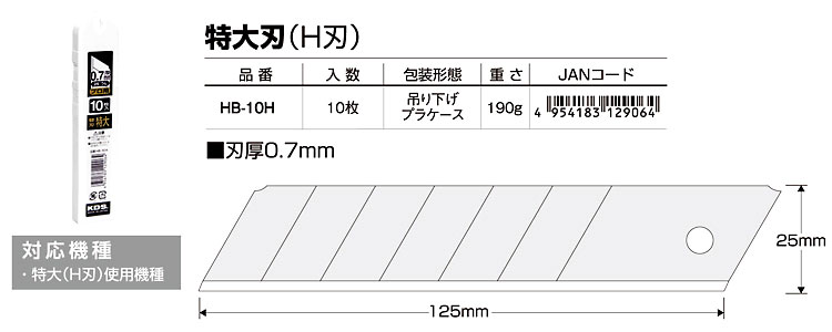 特大刃（H刃）