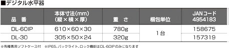 ムラテック KDS 高精度デジタル水平器 DL-60IP / 特殊レベル / 計測