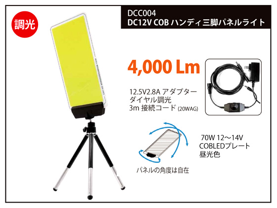DC12COBシステムパネルライト