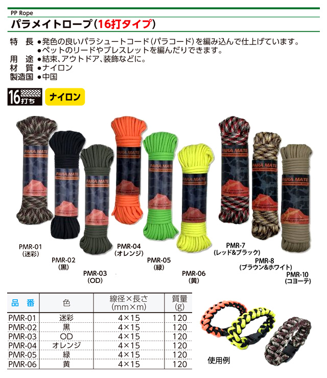 パラメイトロープ