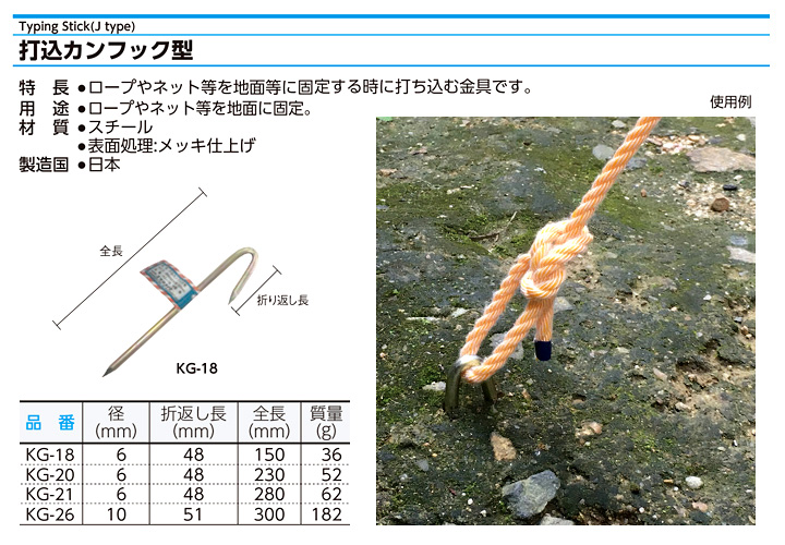 打込カンフック型