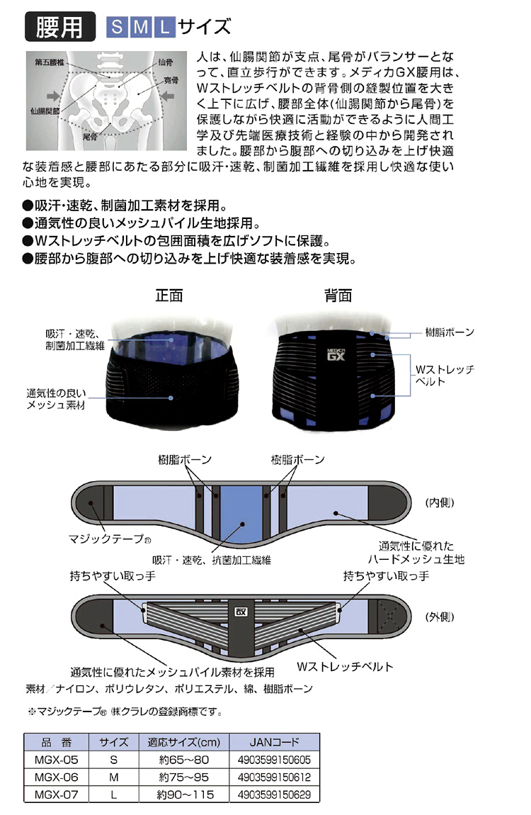 メディカGX(腰)